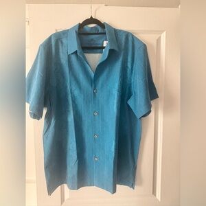 Tommy Bahama Teal Floral Men's Shirt
